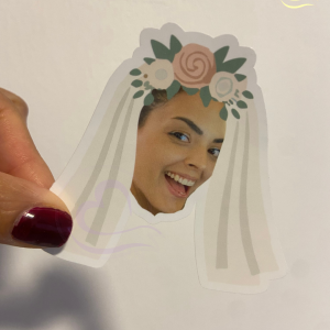 Adhesivos Vinil Novia 10u.